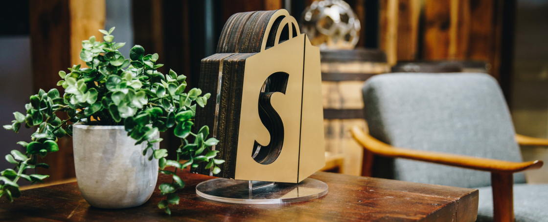 Shopify customer account page